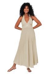 Robe été longue sans manches 362246