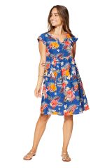 Robe été mi-longue manches courtes 349616