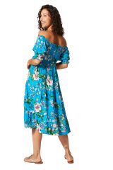 Robe été mi-longue manches courtes 350374