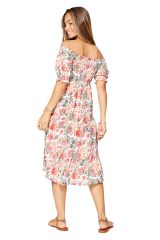 Robe été mi-longue manches courtes 350433