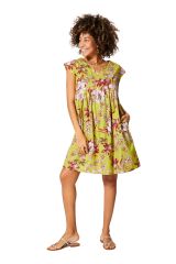 Robe été mi-longue manches courtes 350849