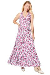 Robe femme longue pour l\'été imprimé bohème soirée Carissa