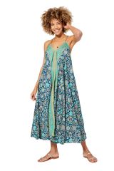 Robe longue à belles fleurs cérémonie Apostolis