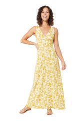 Robe longue à belles fleurs chic tendance été Aldrick