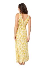 Robe longue à belles fleurs chic tendance été Aldrick