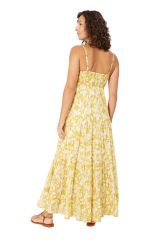 Robe longue à belles fleurs chic tendance été Aleesha