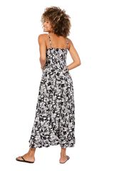 Robe longue à belles fleurs chic tendance été Alexej