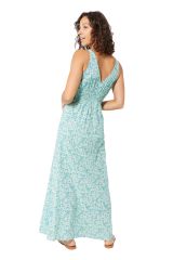 Robe longue à fines fleurs chic bohème Alease