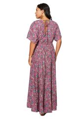 Robe longue à motifs paisleys cachemire d\'été Annetta