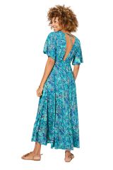 Robe longue bohème chic Art