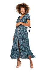 Robe longue bohème chic et floral Asdrubal