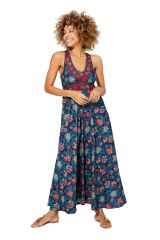 Robe longue de cérémonie à fleurs bohème Aries