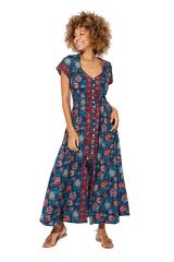 Robe longue de cérémonie à fleurs bohème Aryana