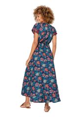 Robe longue de cérémonie à fleurs bohème Aryana