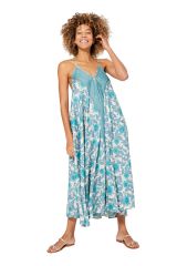 Robe longue de style frais et floral  Apollonios