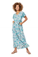 Robe longue de style frais et floral  Arrigo