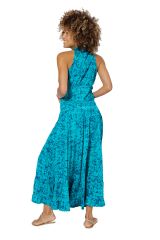 Robe longue délavé bleu tendance Andreea