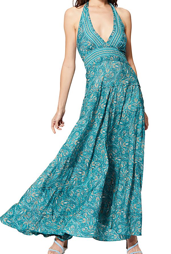 Robe Longue Ete Coloree Et Boheme Pour Femme Sylvia