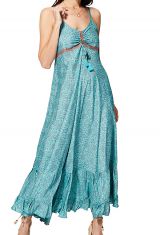 Robe longue femme été légère à imprimé bohème chic Sukey