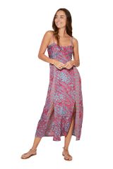 Robe longue fendue au devant tenadnce chic pour plage Tara