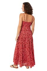 Robe longue fines fleurs boho chic Alejandra