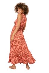 Robe longue fines fleurs boho chic Alessa