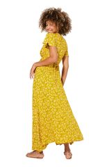 Robe longue fines fleurs boho chic Alexa