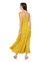 Robe longue fines fleurs boho chic Alexandru