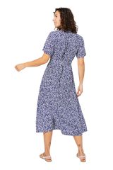 Robe longue fines fleurs boho chic Alice