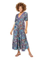 Robe longue mode colorée chic bohème Artemisios