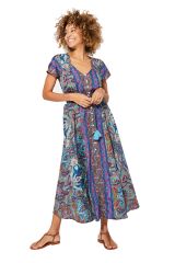 Robe longue mode colorée chic bohème Arwen