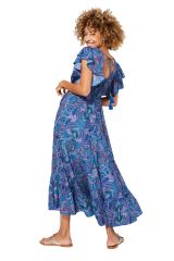 Robe longue motif cachemire chic Aslög