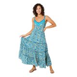 Robe longue motif gypsie floral Angelia 347297