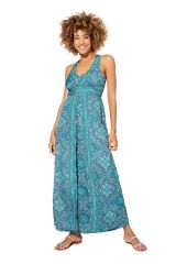 Robe longue motif indien chic d\'été Arlene