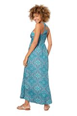 Robe longue motif indien chic d\'été Arlene