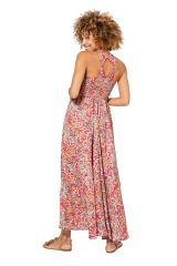 Robe longue multicolor floral chic  Arleen