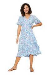 Robe mi-longue mode bohème femme tendance Alf 344260