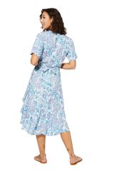 Robe mi-longue mode bohème femme tendance Alf 344261