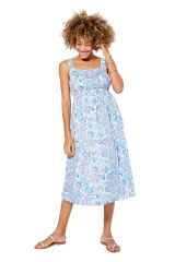 Robe mi-longue mode bohème femme tendance Alfréd