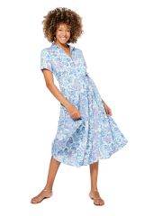 Robe mi-longue mode bohème femme tendance Ali