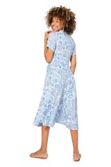 Robe mi-longue mode bohème femme tendance Ali