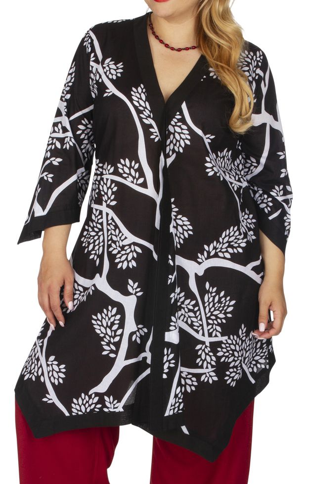 gilet kimono grande taille
